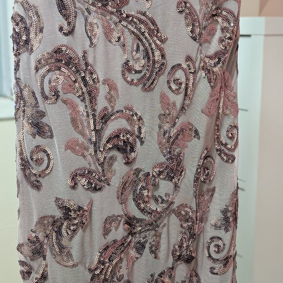 Size XS Pink Sequin Maxi Dress - Picture 5 of 6